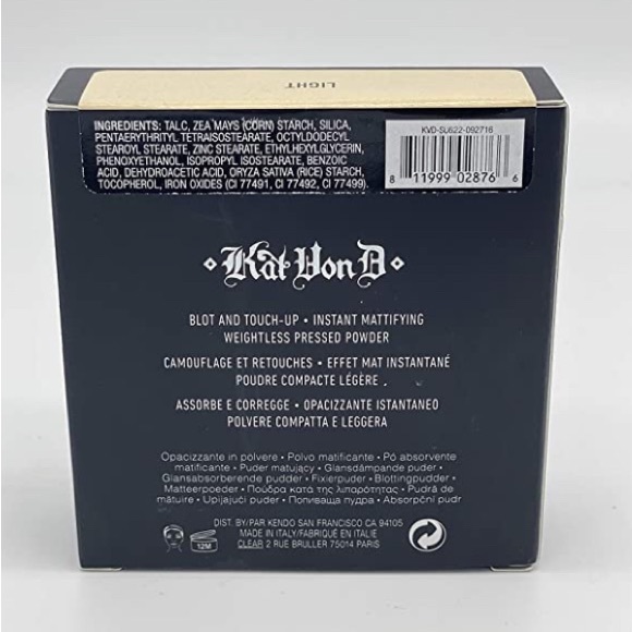 KVD Lock-it Light Blotting Powder Qty 12 - Picture 3 of 5